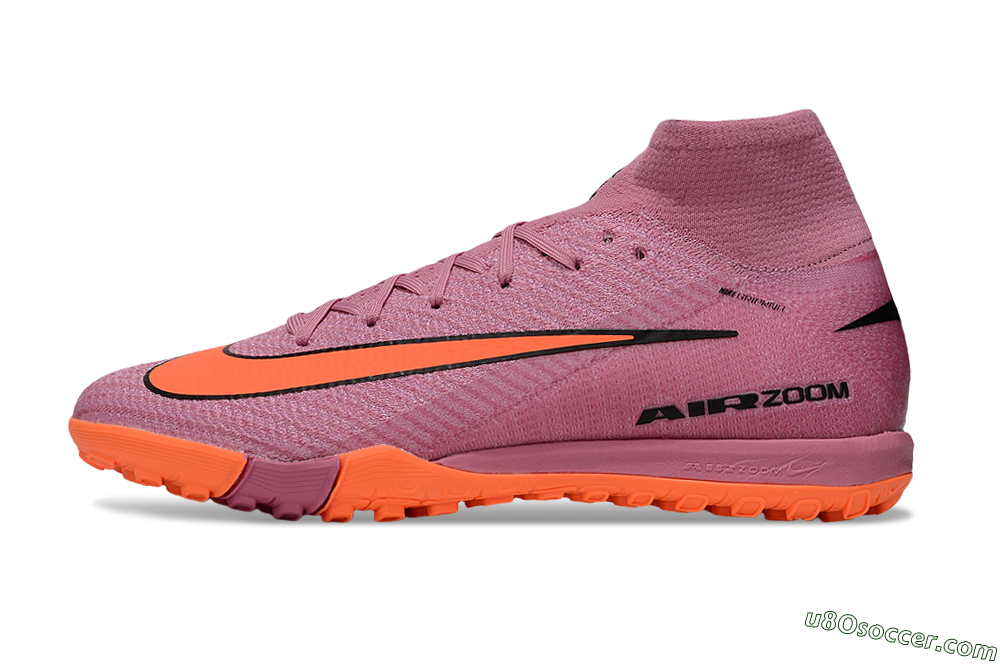 Nike Air Zoom Mercurial Superfly 10 Elite TF Artificial Turf Soccer Shoes - Red/Orange/Black 2