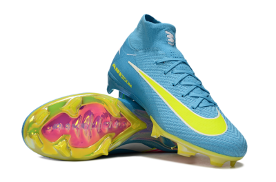 Nike Air Zoom Mercurial Superfly 10 Elite FG Firm Ground Soccer Cleats - Jade/Yellow/White