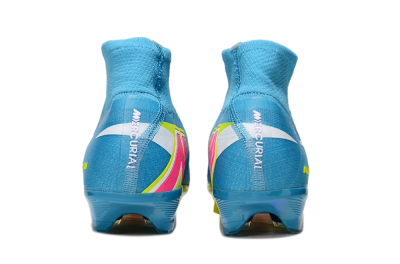 Nike Air Zoom Mercurial Superfly 10 Elite FG Firm Ground Soccer Cleats - Jade/Yellow/White
