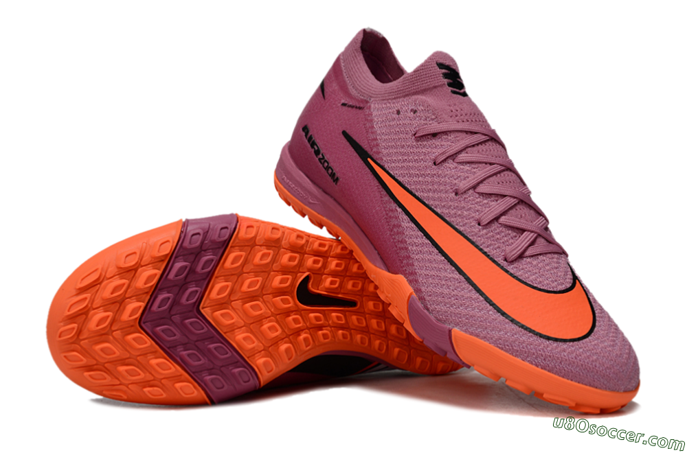 Nike Air Zoom Mercurial Vapor 16 Elite TF Artificial Turf Soccer Shoes - Red/Orange/Black 3