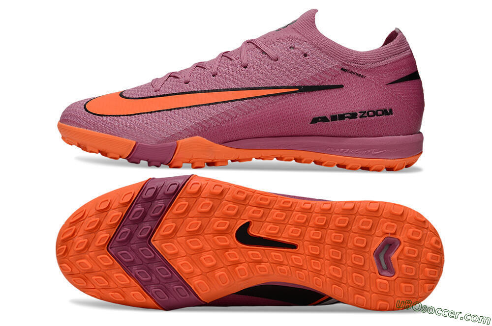 Nike Air Zoom Mercurial Vapor 16 Elite TF Artificial Turf Soccer Shoes - Red/Orange/Black 0
