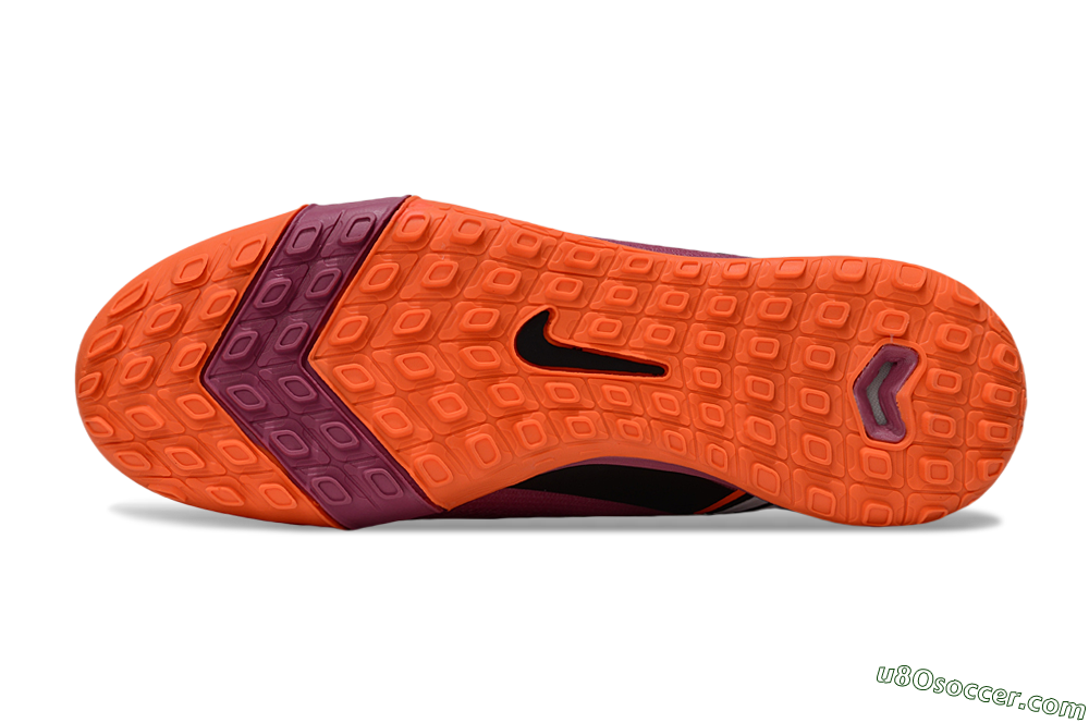 Nike Air Zoom Mercurial Vapor 16 Elite TF Artificial Turf Soccer Shoes - Red/Orange/Black 6