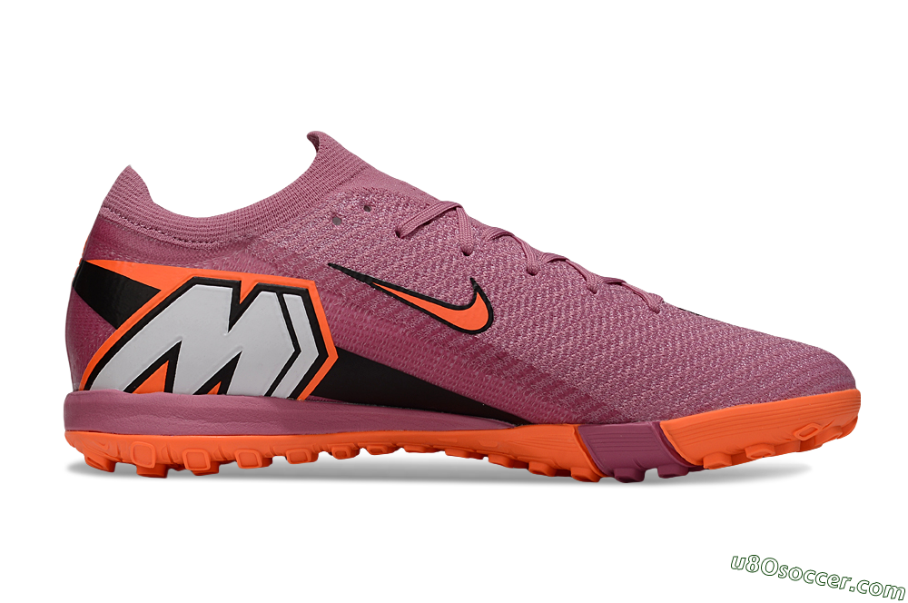 Nike Air Zoom Mercurial Vapor 16 Elite TF Artificial Turf Soccer Shoes - Red/Orange/Black 7