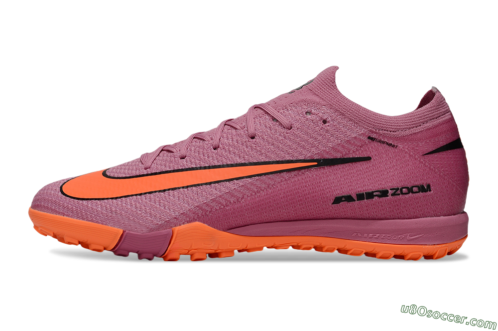 Nike Air Zoom Mercurial Vapor 16 Elite TF Artificial Turf Soccer Shoes - Red/Orange/Black 2