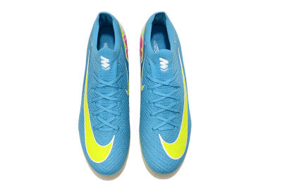 Nike Air Zoom Mercurial Vapor 16 Elite FG Firm Ground Soccer Cleats - Blue/Yellow/White
