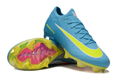 Nike Air Zoom Mercurial Vapor 16 Elite FG Firm Ground Soccer Cleats - Blue/Yellow/White