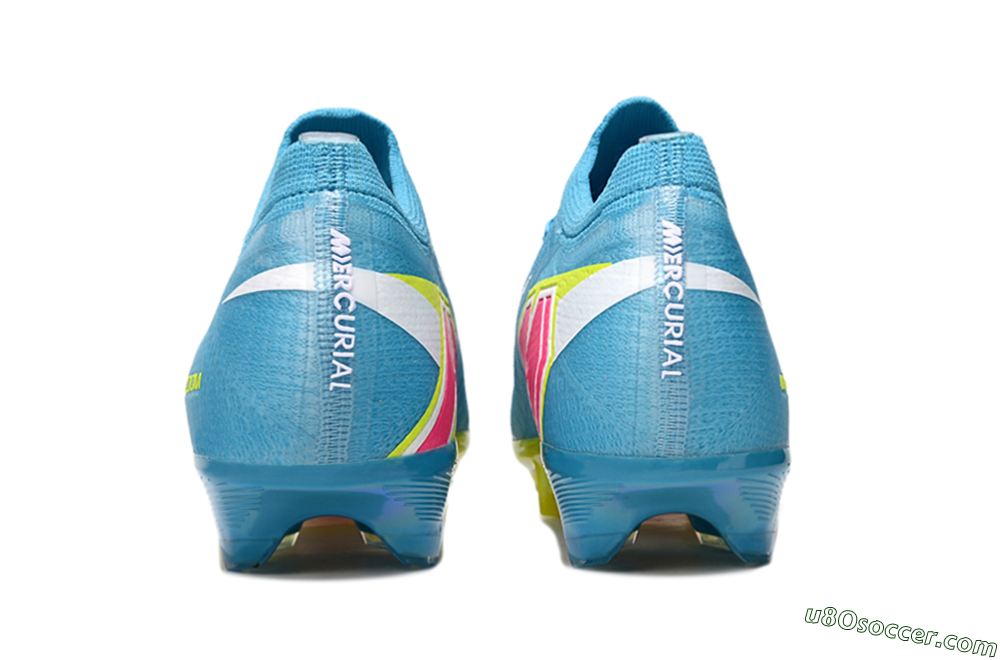 Nike Air Zoom Mercurial Vapor 16 Elite FG Firm Ground Soccer Cleats - Blue/Yellow/White 5