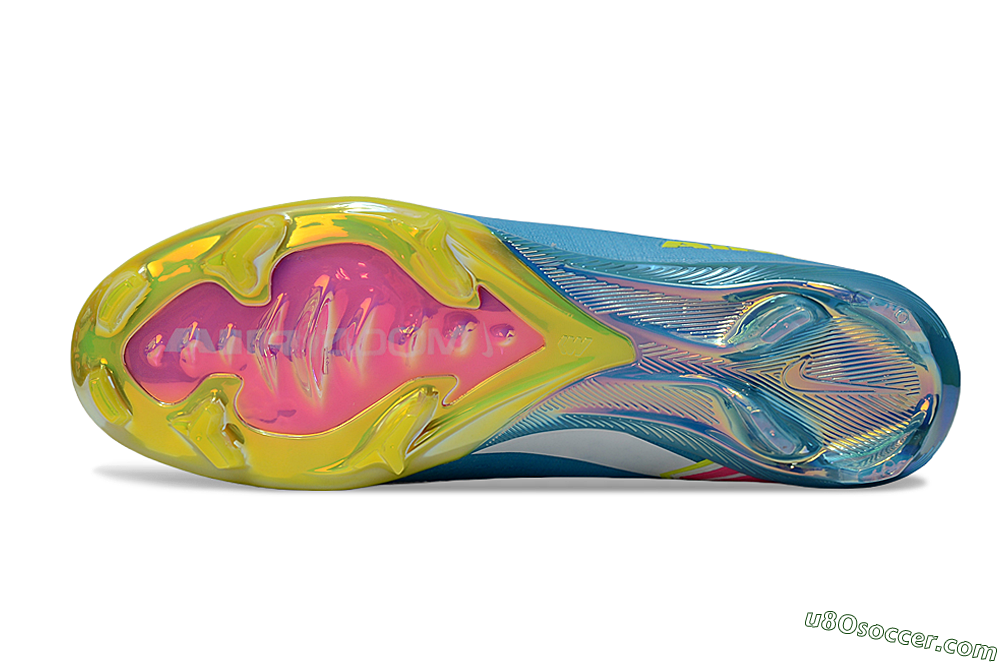 Nike Air Zoom Mercurial Vapor 16 Elite FG Firm Ground Soccer Cleats - Blue/Yellow/White 6