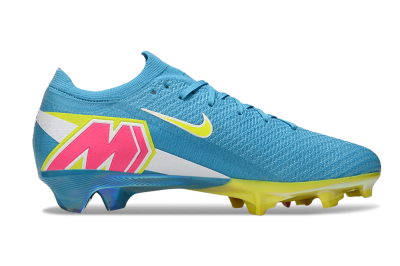 Nike Air Zoom Mercurial Vapor 16 Elite FG Firm Ground Soccer Cleats - Blue/Yellow/White