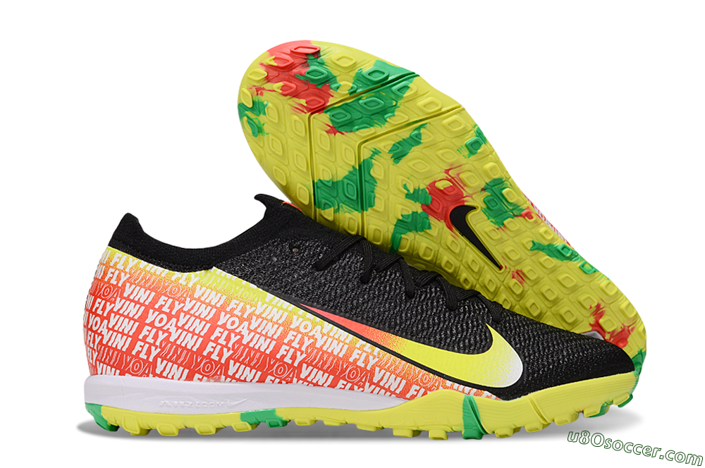 Nike Air Zoom Mercurial Vapor 16 Elite TF Artificial Turf Soccer Shoes - White/Red/Yellow 1