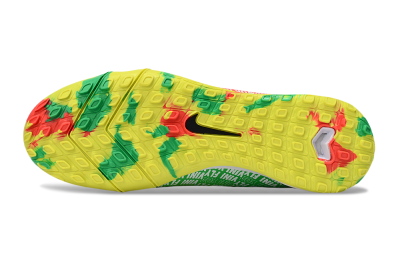 Nike Air Zoom Mercurial Vapor 16 Elite TF Artificial Turf Soccer Shoes - White/Red/Yellow