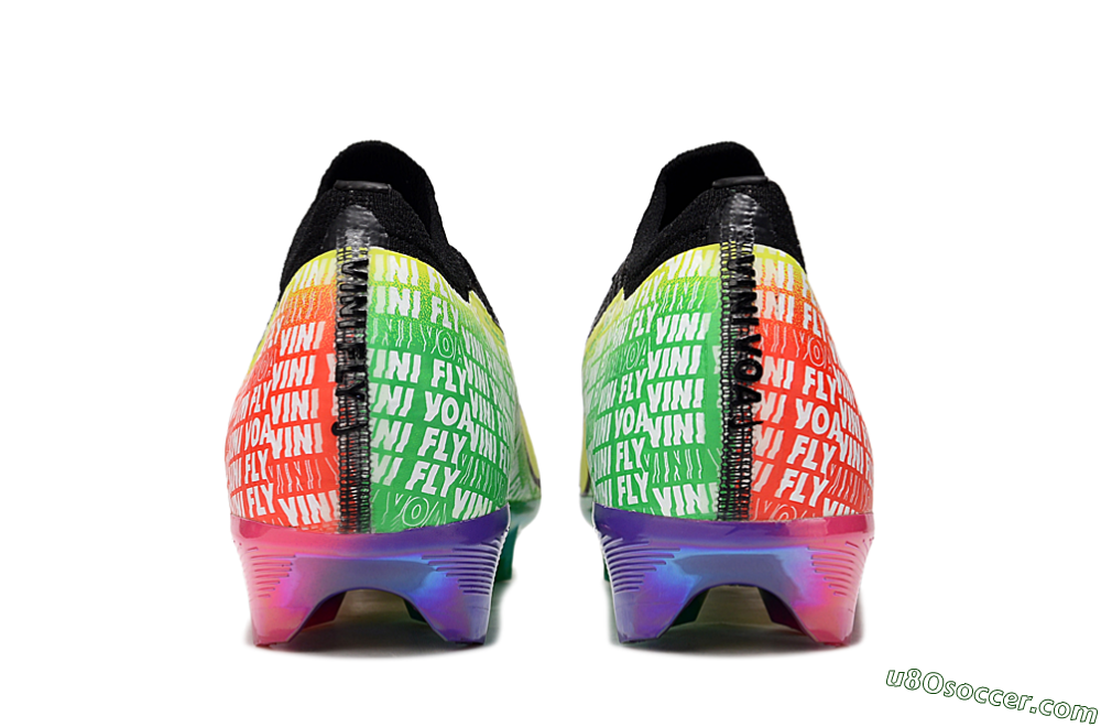 Nike Air Zoom Mercurial Vapor 16 Elite FG Firm Ground Soccer Cleats - White/Red/Yellow 5