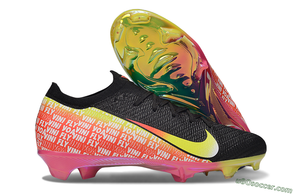 Nike Air Zoom Mercurial Vapor 16 Elite FG Firm Ground Soccer Cleats - White/Red/Yellow 1