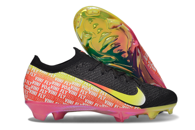 Nike Air Zoom Mercurial Vapor 16 Elite FG Firm Ground Soccer Cleats - White/Red/Yellow