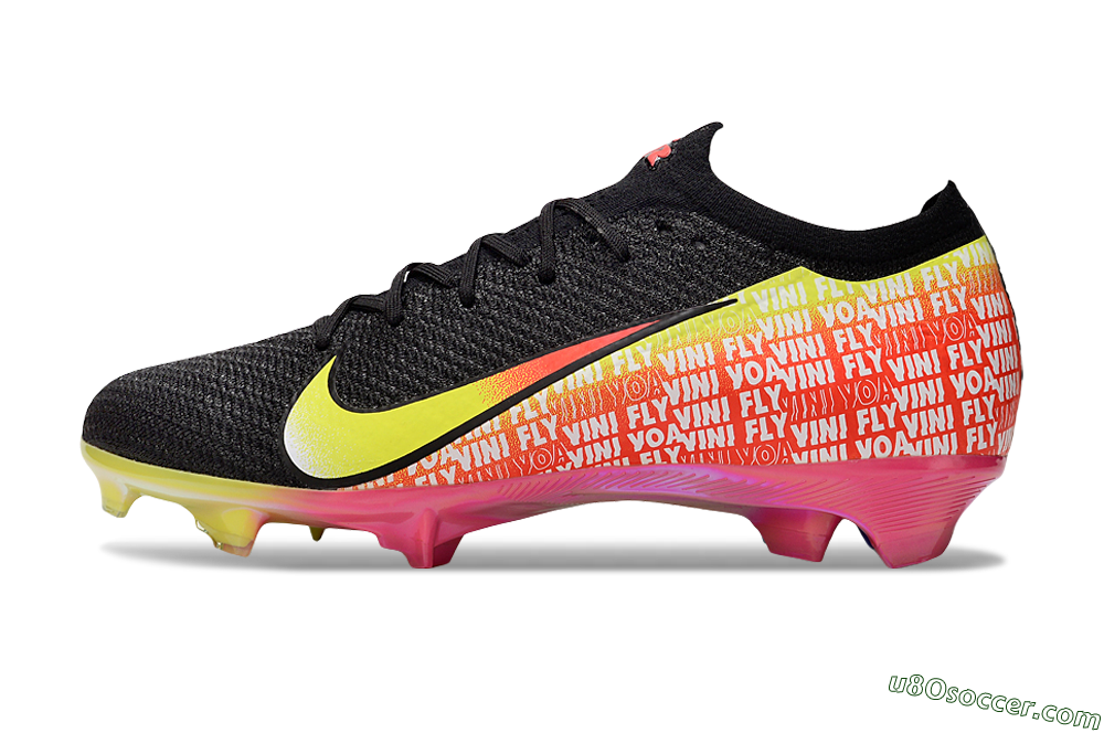 Nike Air Zoom Mercurial Vapor 16 Elite FG Firm Ground Soccer Cleats - White/Red/Yellow 2