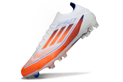 Adidas F50 Elite FG Firm Ground Soccer Cleats - White/Red/Blue