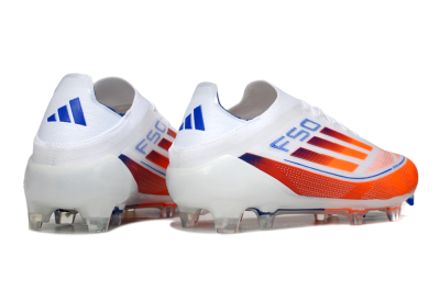 Adidas F50 Elite FG Firm Ground Soccer Cleats - White/Red/Blue