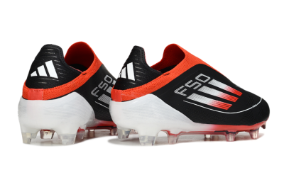 Adidas F50 Elite Laceless FG Firm Ground Soccer Cleats - Black/Red/White