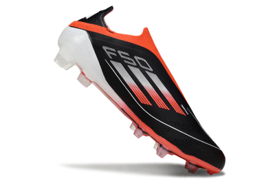Adidas F50 Elite Laceless FG Firm Ground Soccer Cleats - Black/Red/White