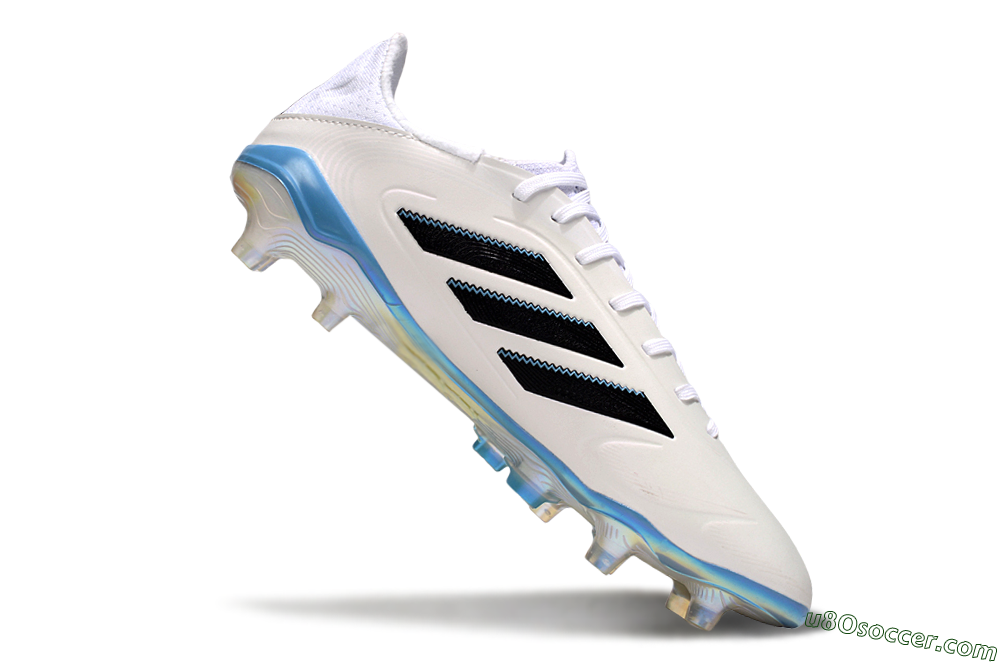 Adidas Copa Pure 3 Elite FG Firm Ground Soccer Cleats - Beige/Black/Blue 4