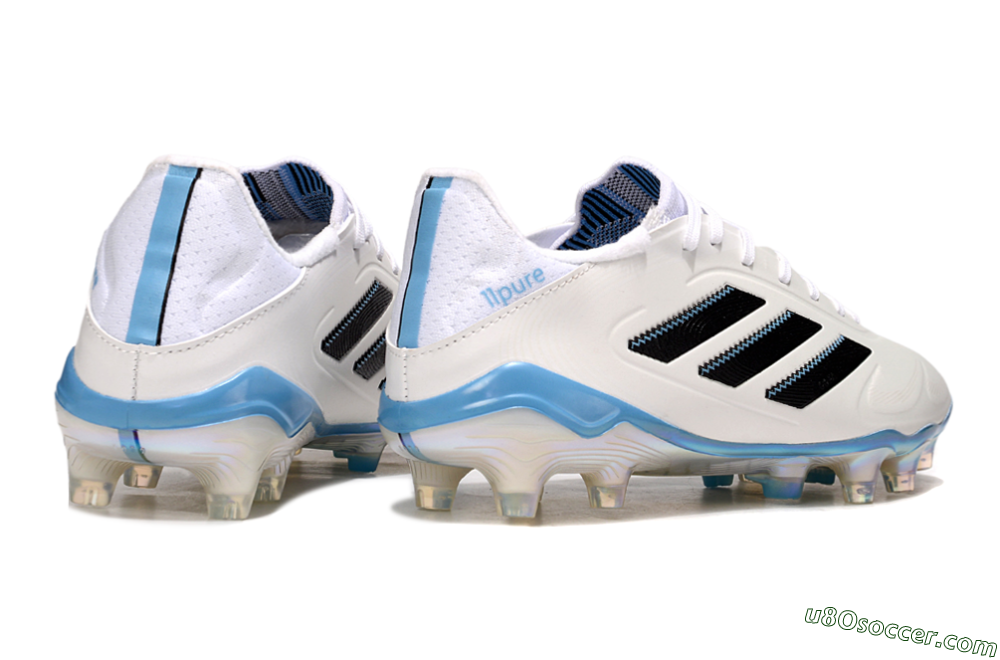Adidas Copa Pure 3 Elite FG Firm Ground Soccer Cleats - Beige/Black/Blue 6