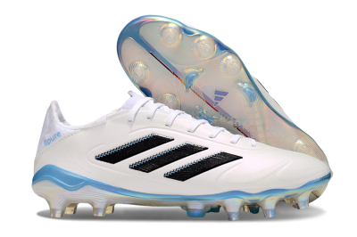 Adidas Copa Pure 3 Elite FG Firm Ground Soccer Cleats - Beige/Black/Blue