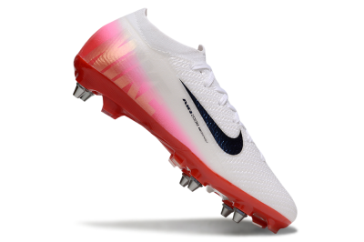 Nike Air Zoom Mercurial Vapor 16 Elite SG Soft Ground Soccer Cleats - White/Black/Red