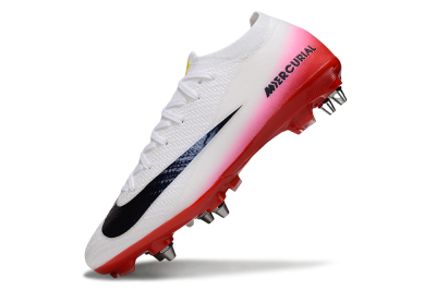 Nike Air Zoom Mercurial Vapor 16 Elite SG Soft Ground Soccer Cleats - White/Black/Red