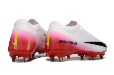 Nike Air Zoom Mercurial Vapor 16 Elite SG Soft Ground Soccer Cleats - White/Black/Red