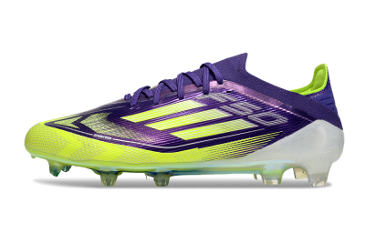 Adidas F50 Elite FG Firm Ground Soccer Cleats - Purple/Yellow/White