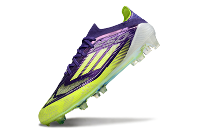 Adidas F50 Elite FG Firm Ground Soccer Cleats - Purple/Yellow/White