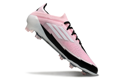 Messi x Adidas F50 Elite FG Firm Ground Soccer Cleats - Pink/Black/Whtie