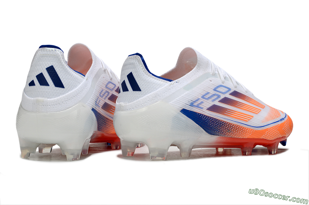 Adidas F50 Elite FG Firm Ground Soccer Cleats - White/Red/Blue 6