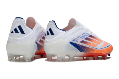 Adidas F50 Elite FG Firm Ground Soccer Cleats - White/Red/Blue