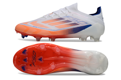 Adidas F50 Elite FG Firm Ground Soccer Cleats - White/Red/Blue