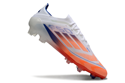 Adidas F50 Elite FG Firm Ground Soccer Cleats - White/Red/Blue