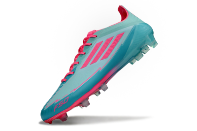 Messi x Adidas F50 Elite FG Firm Ground Soccer Cleats - Jade/Pink/Blue