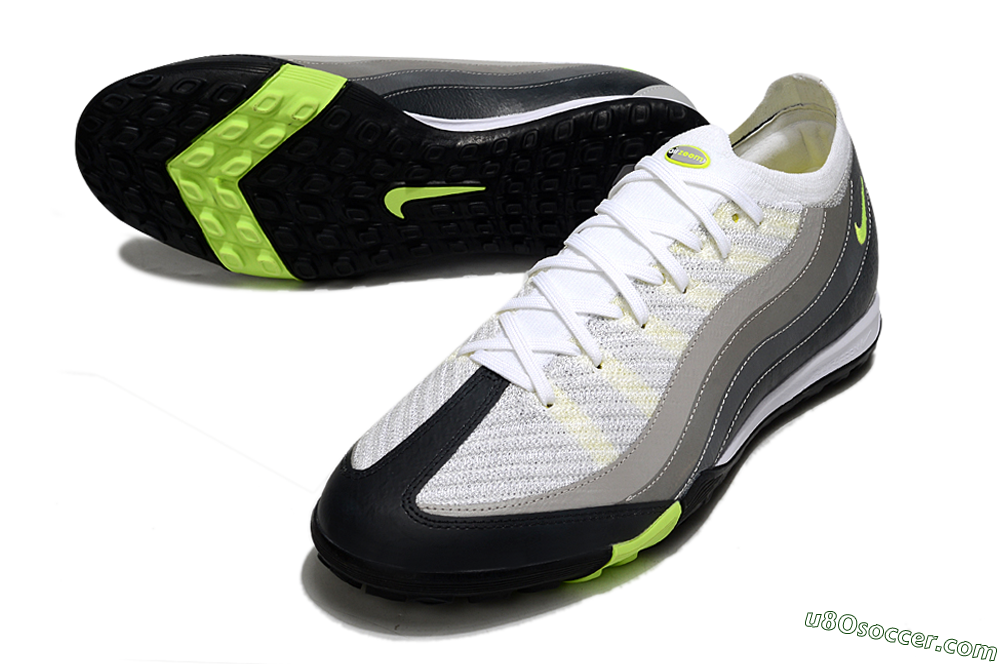 Nike Air Zoom Mercurial Vapor 16 Elite TF Artificial Turf Soccer Shoes - White/Black/Yellow 3