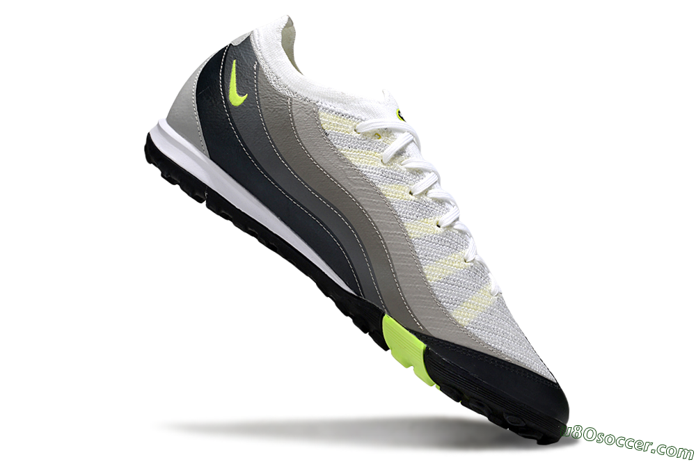 Nike Air Zoom Mercurial Vapor 16 Elite TF Artificial Turf Soccer Shoes - White/Black/Yellow 4