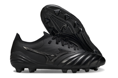 Mizuno Morelia Neo 4 FG Firm Ground Soccer Cleats - Black/Black/Black