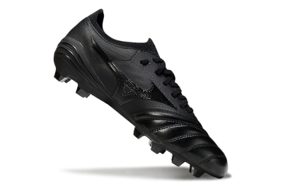 Mizuno Morelia Neo 4 FG Firm Ground Soccer Cleats - Black/Black/Black