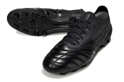Mizuno Morelia Neo 4 FG Firm Ground Soccer Cleats - Black/Black/Black