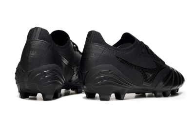 Mizuno Morelia Neo 4 FG Firm Ground Soccer Cleats - Black/Black/Black