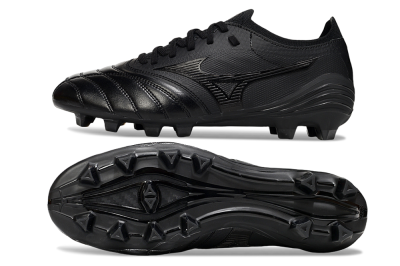 Mizuno Morelia Neo 4 FG Firm Ground Soccer Cleats - Black/Black/Black