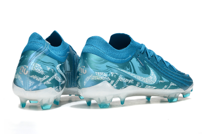 Nike Phantom GX 2 Elite FG Firm Ground Soccer Cleats - Jade/White/Blue