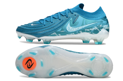 Nike Phantom GX 2 Elite FG Firm Ground Soccer Cleats - Jade/White/Blue