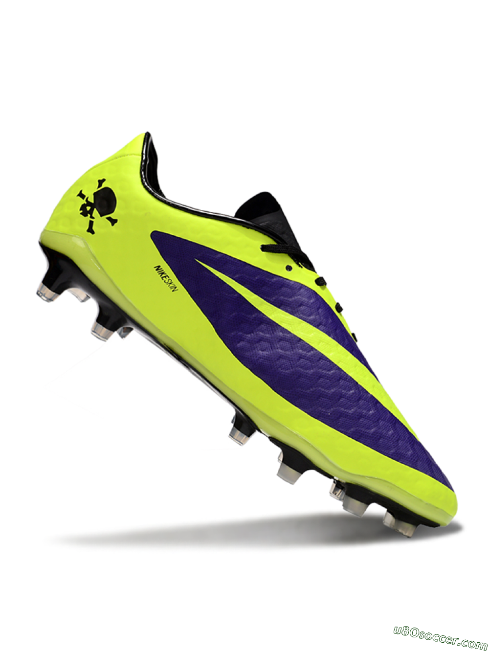 Nike Hypervenom Phantom FG Firm Ground Soccer Cleats - Yellow/Purple/Black 4