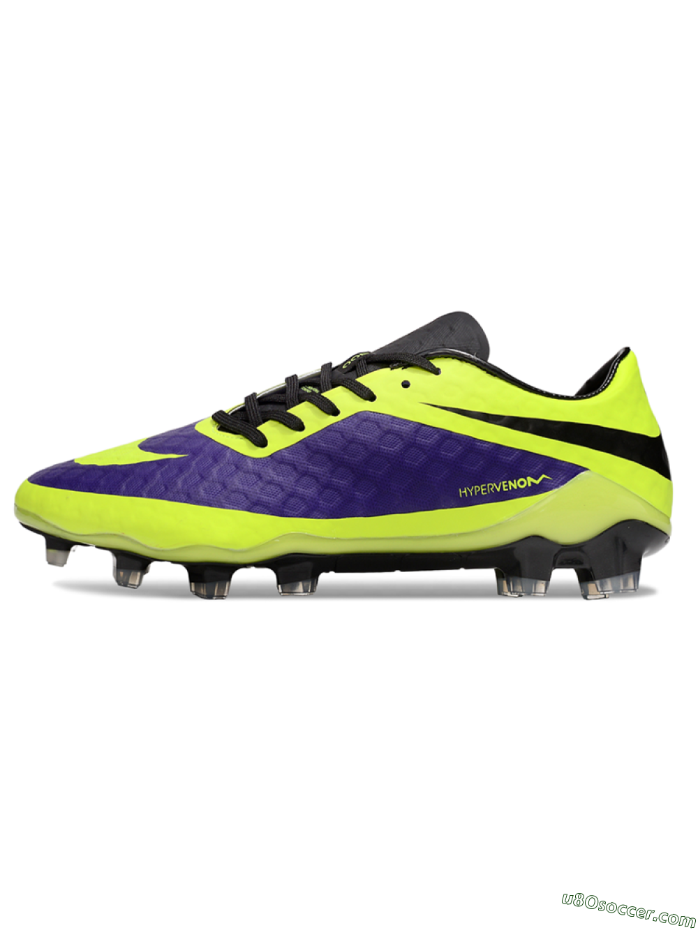 Nike Hypervenom Phantom FG Firm Ground Soccer Cleats - Yellow/Purple/Black 2
