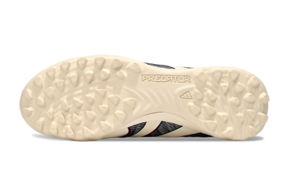 Adidas Predator Elite Foldover Tongue TF Artificial Turf Soccer Shoes - Beige/Black/Red