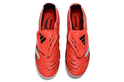 Adidas Predator Elite Foldover Tongue TF Artificial Turf Soccer Shoes - Red/White/Black